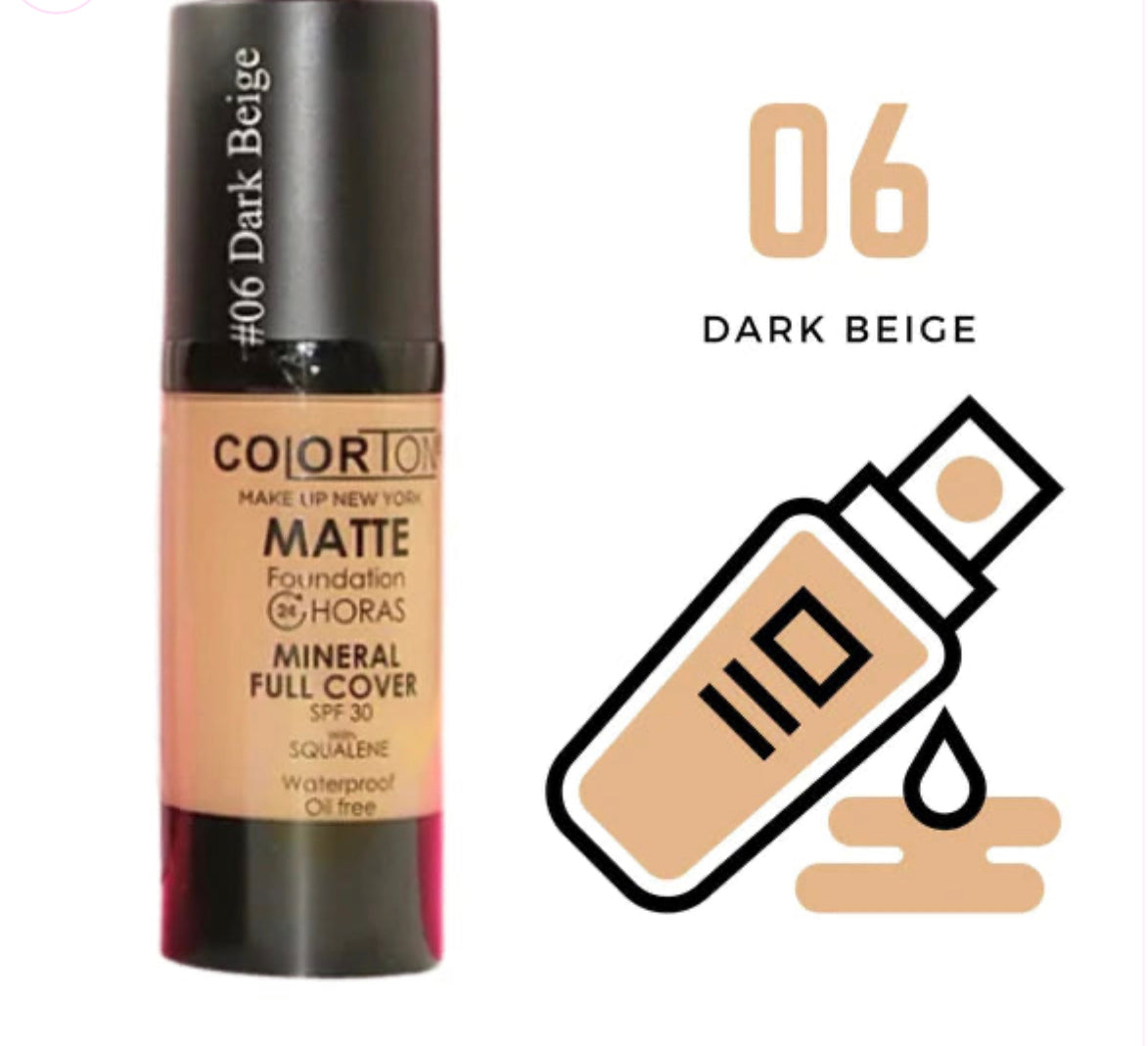 FULL COVER MINERAL LIQUID MAKEUP - COLORTON