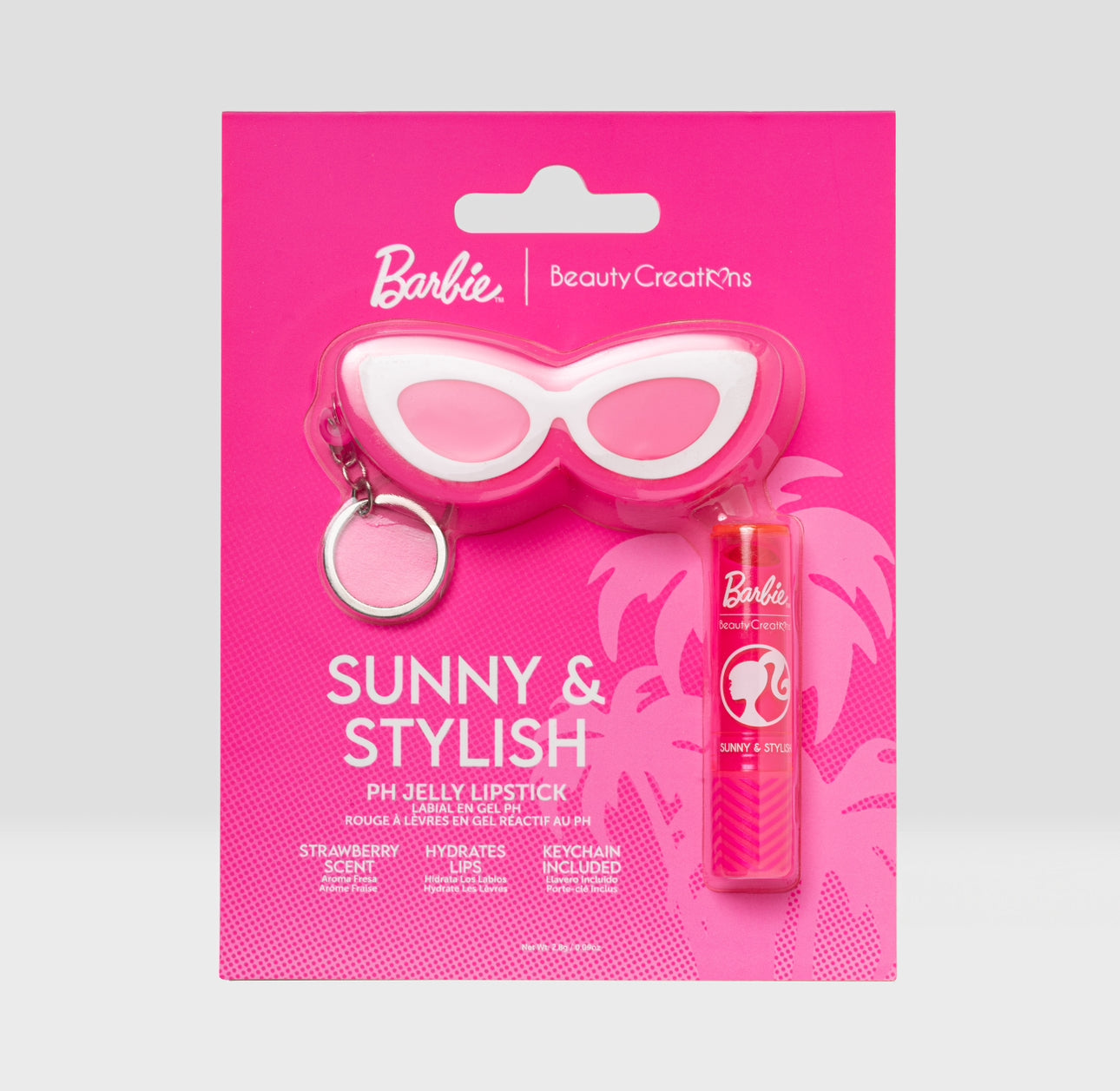 “Sunny & Stylish” (Lip Balm Keychain) - Barbie X Beauty Creations
