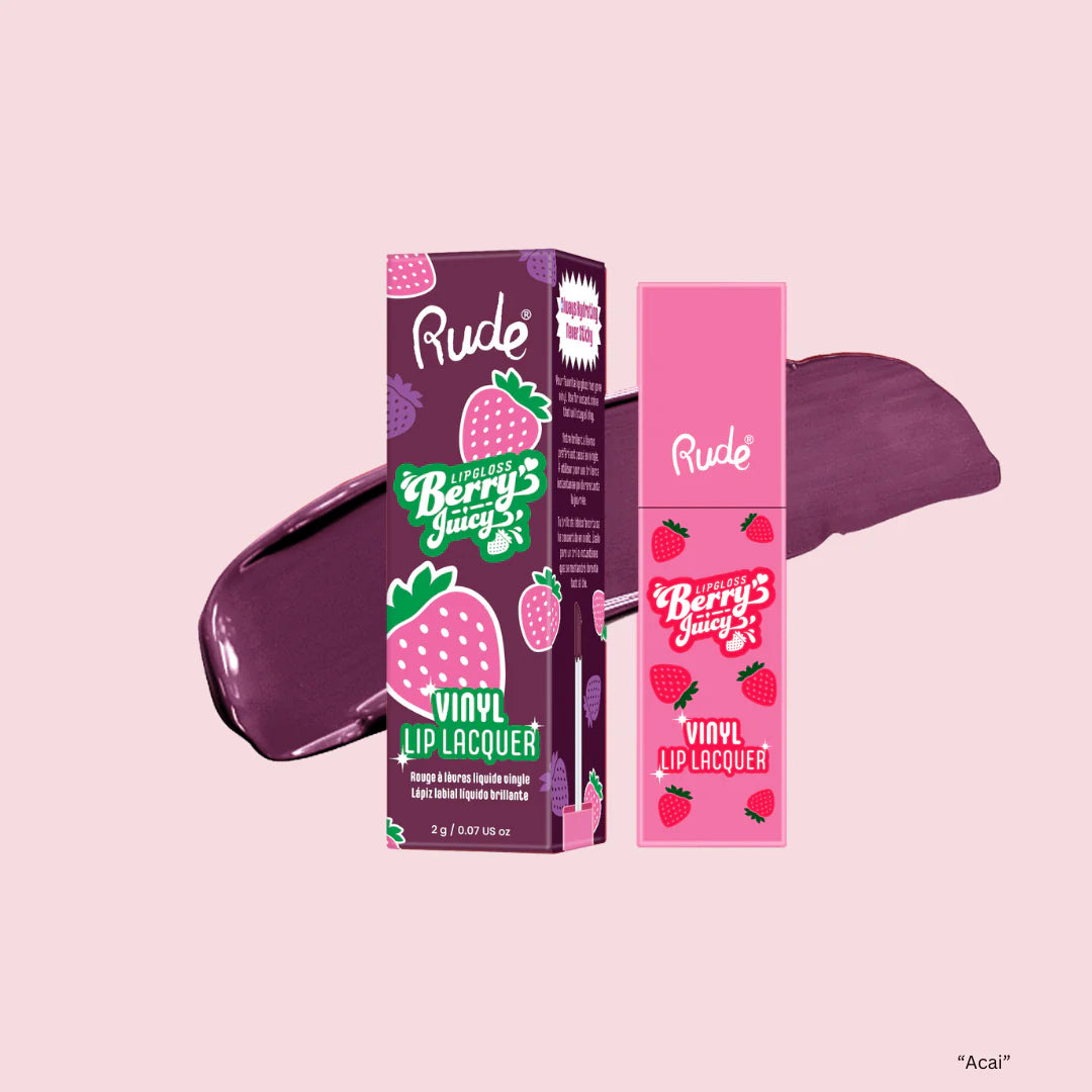 “Berry Juicy” (Vinyl Lip Lacquer) - Rude Cosmetics