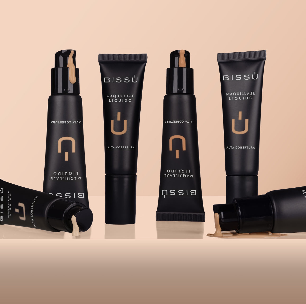 Maquillaje Líquido - Alta Cobertura - Bissu