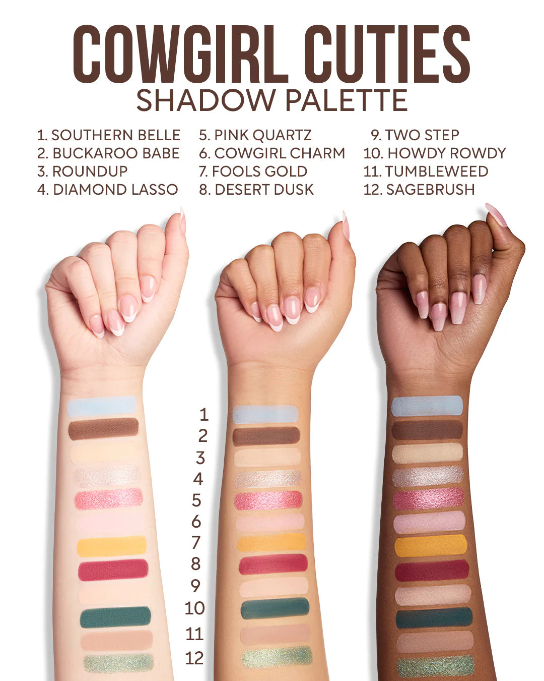 “Cowgirl Cuties” - Shadow Palette - The PowerPuff Girls X Beauty Creations