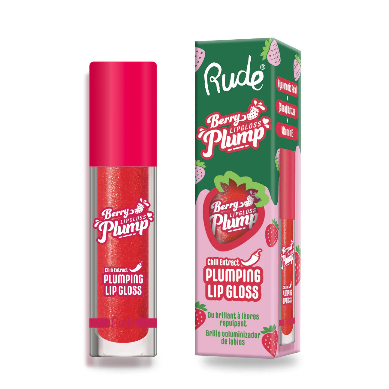 “Berry” (Plumping Lip Gloss) - Rude Cosmetics