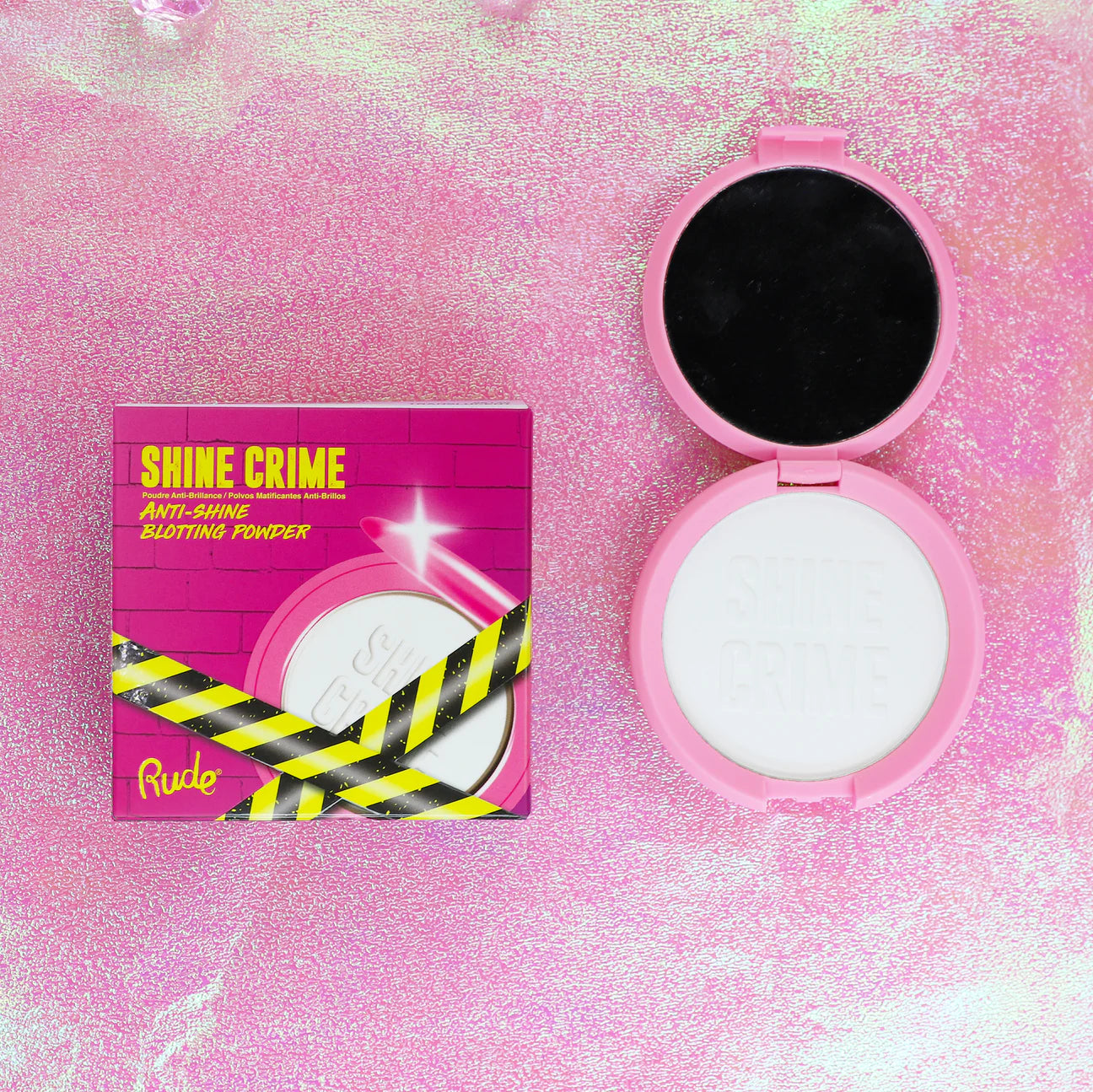 “Shine Crime” (Anti Shine Blotting Powder) - Rude Cosmetics