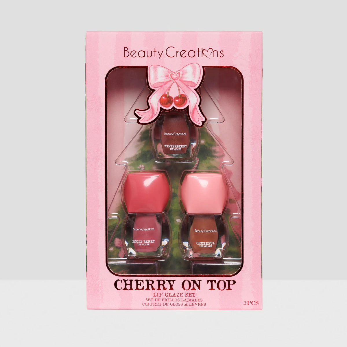 XMAS - Cherry On Top- Set de Brillos Labiales - Beauty Creations