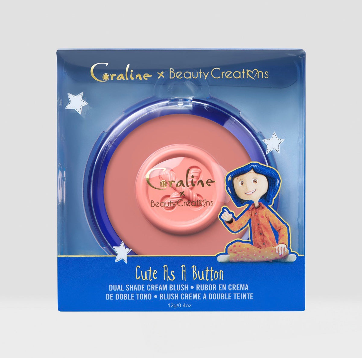 Cute As A Botton - Rubor en Crema de Doble Tono - Coraline X Beauty Creations