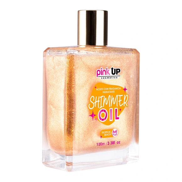 “Shimmer Oil” - Aceite Corporal- Pink UP Cosmetics