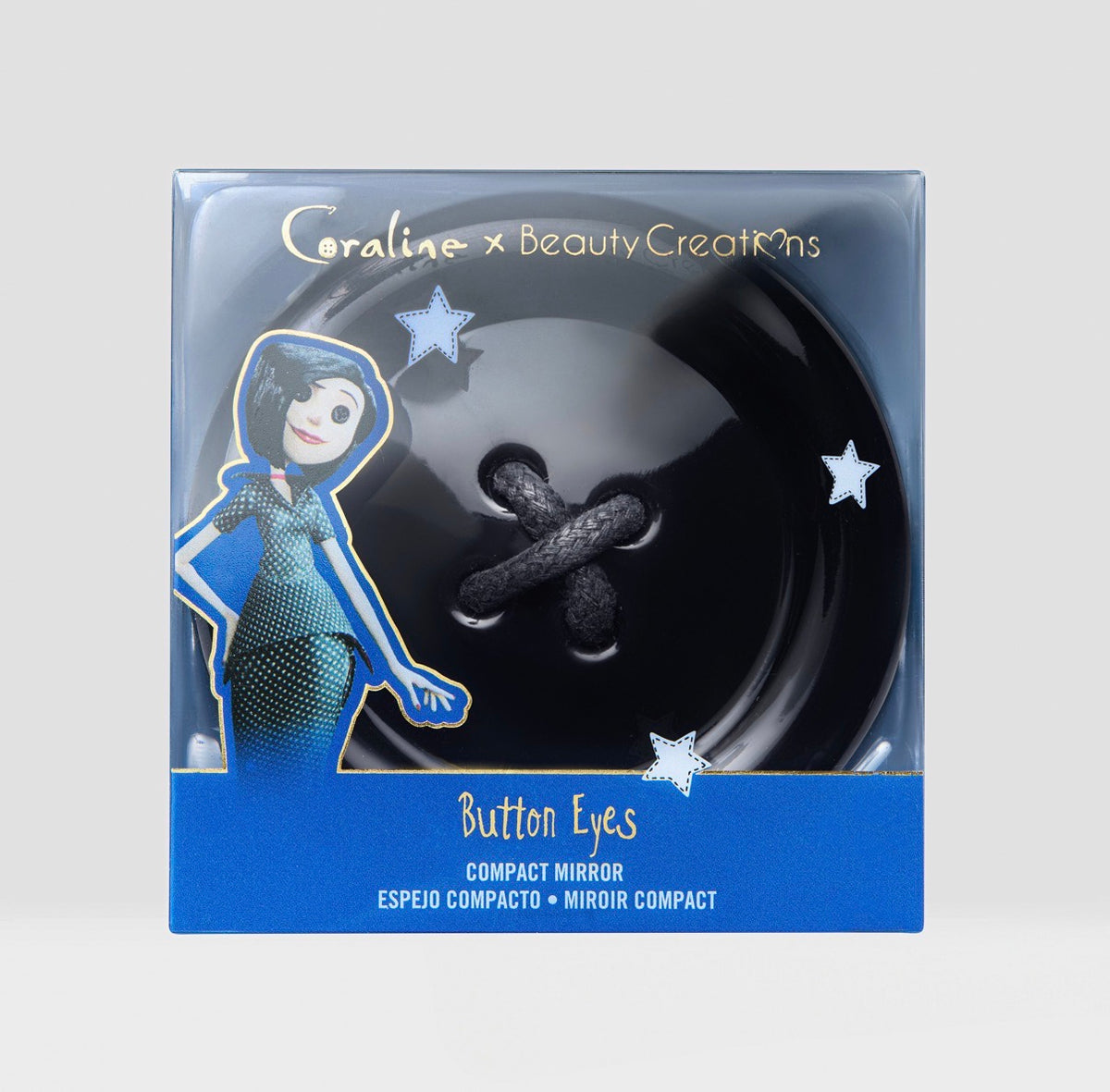 Button Eyes - Espejo Compacto - Coraline X Beauty Creations