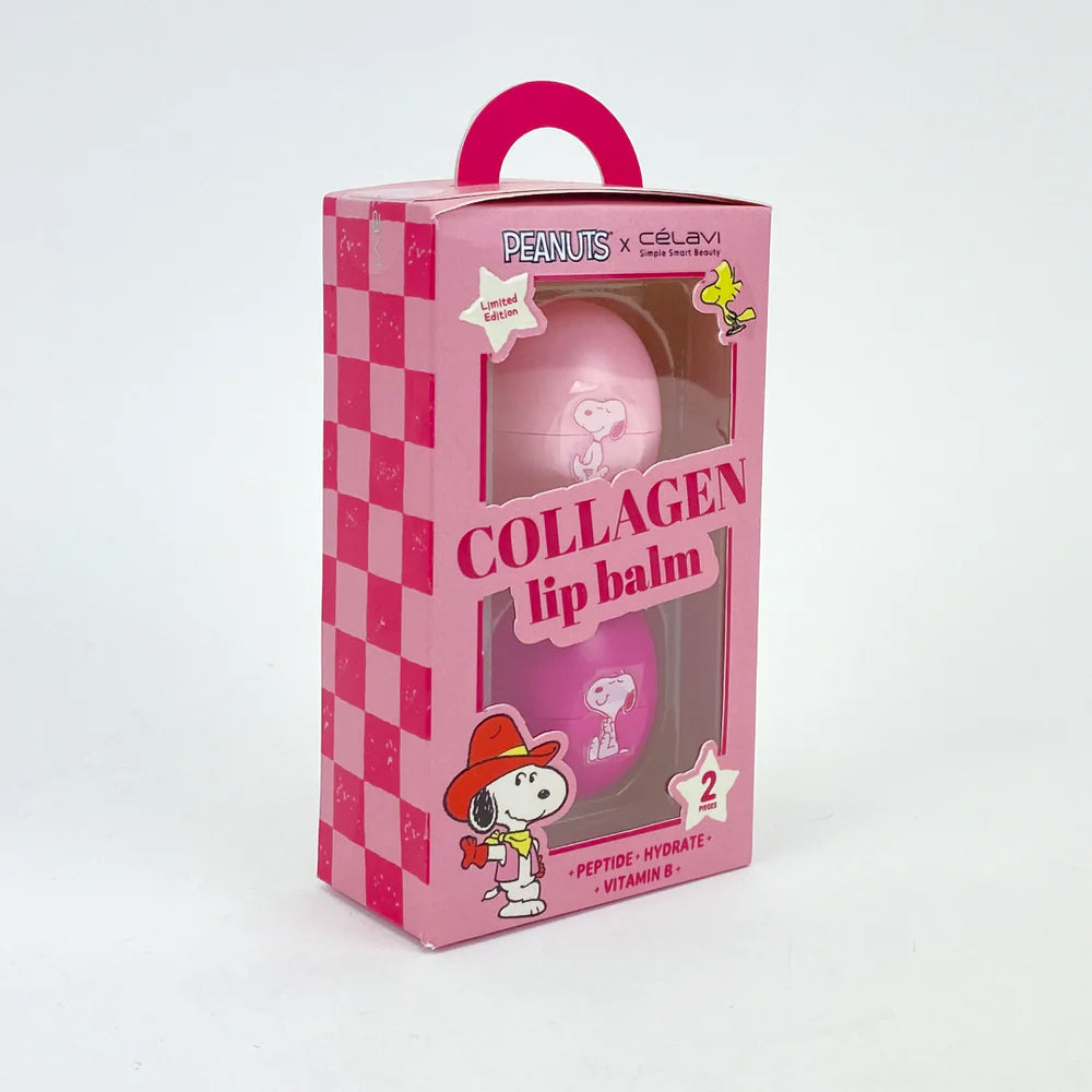 Collagen - Lip Balm Duo - Peanuts X CELAVI