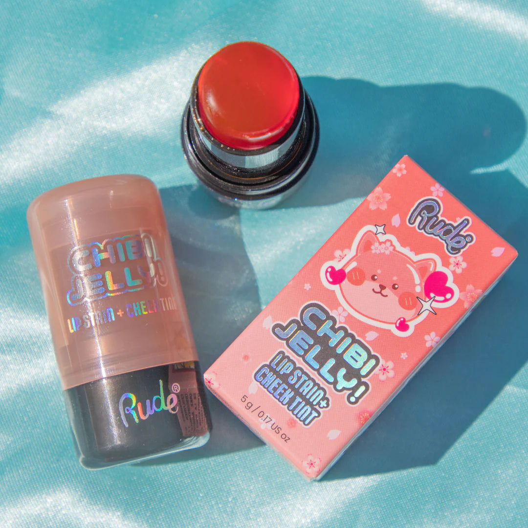 “Chibi Manga Collection” (Lip Stain and Cheek Tint) - Rude Cosmetics