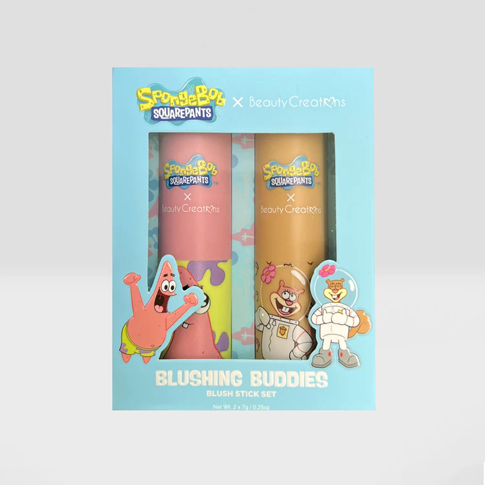 “Blushing Buddies” - Blush Stick Set - SpongeBob X Beauty Creations