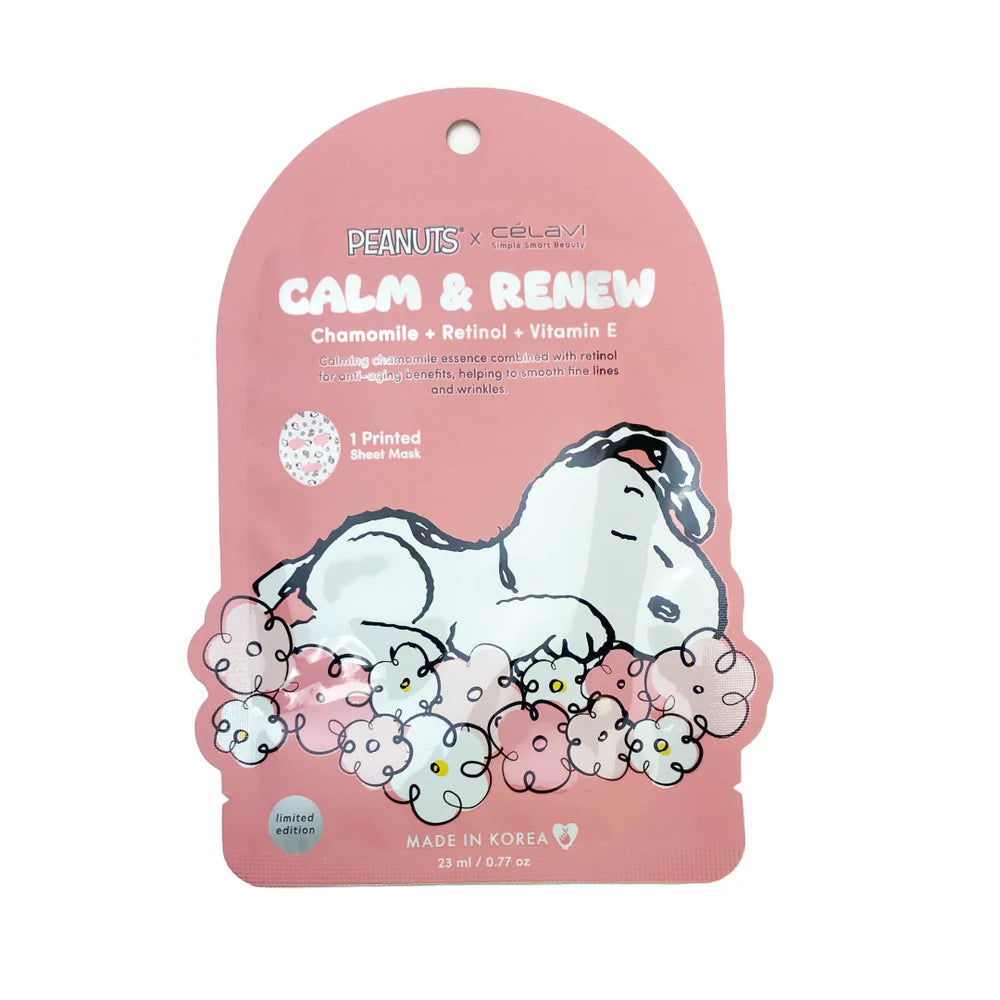 “Snoopy” - Sheet Mask - Peanuts X CELAVI
