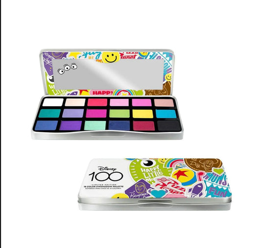 🎨💖 "'Happy Faces Disney' Eyeshadow Palette - Cheerful Collection of 18 Vibrant Shades - Special Edition" 🌟✨