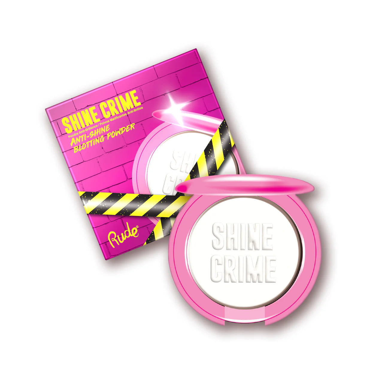 “Shine Crime” (Anti Shine Blotting Powder) - Rude Cosmetics