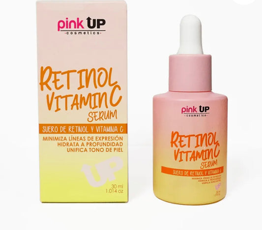 “Retinol & Vitamina C Serum” - Pink UP Cosmetics