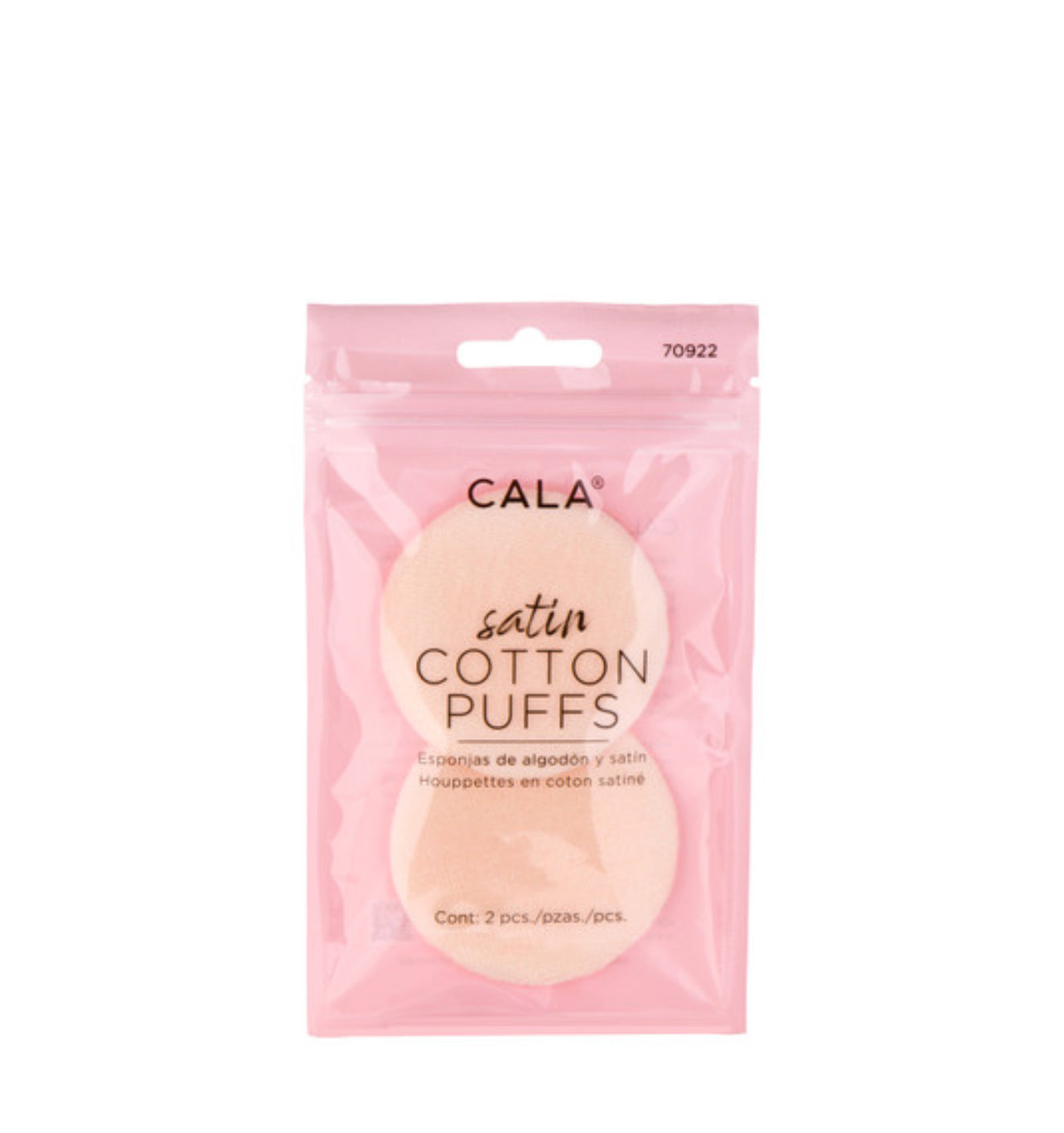 CALA SATIN COTTON PUFFS (2 PCS/PK)