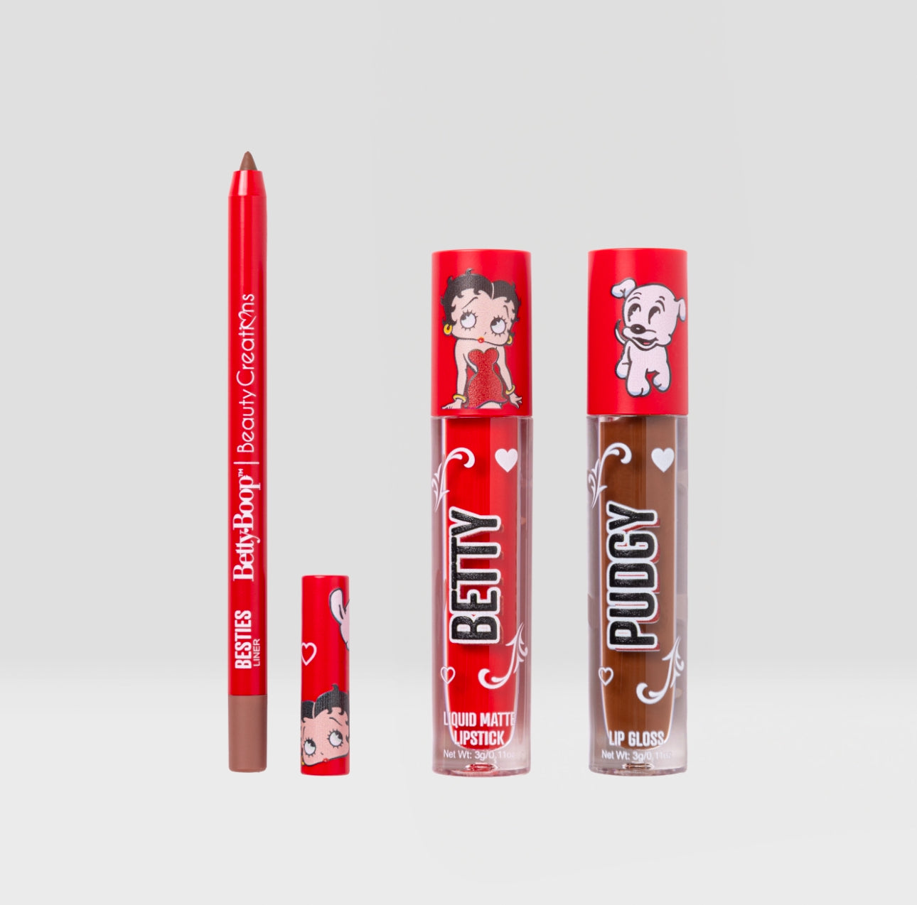 “Besitos” - Lip Trío - Betty Boop X Beauty Creations