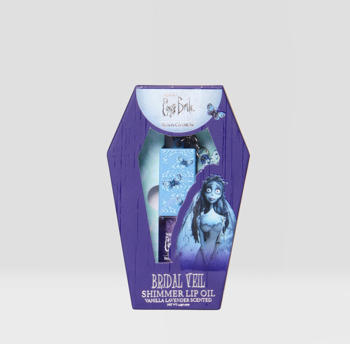 Bridal Veil - Shimmer Lip Oil - Corpse Bride X Beauty Creations