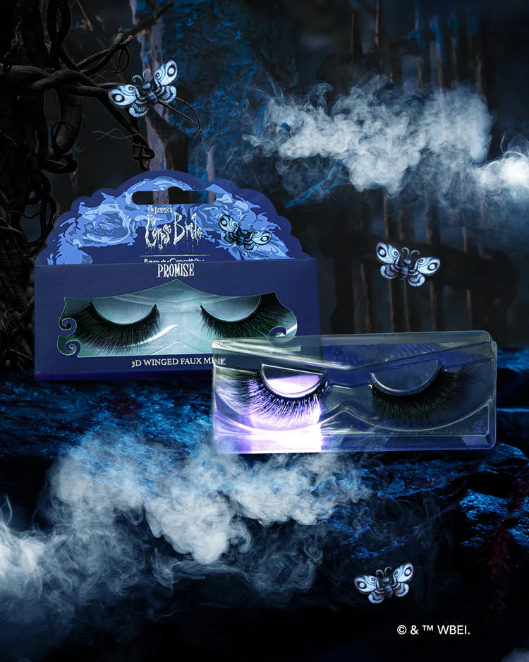 "PROMISE" 3D Winged Faux Mink (EYELASHES) | Beauty Creations X Corpse Bride