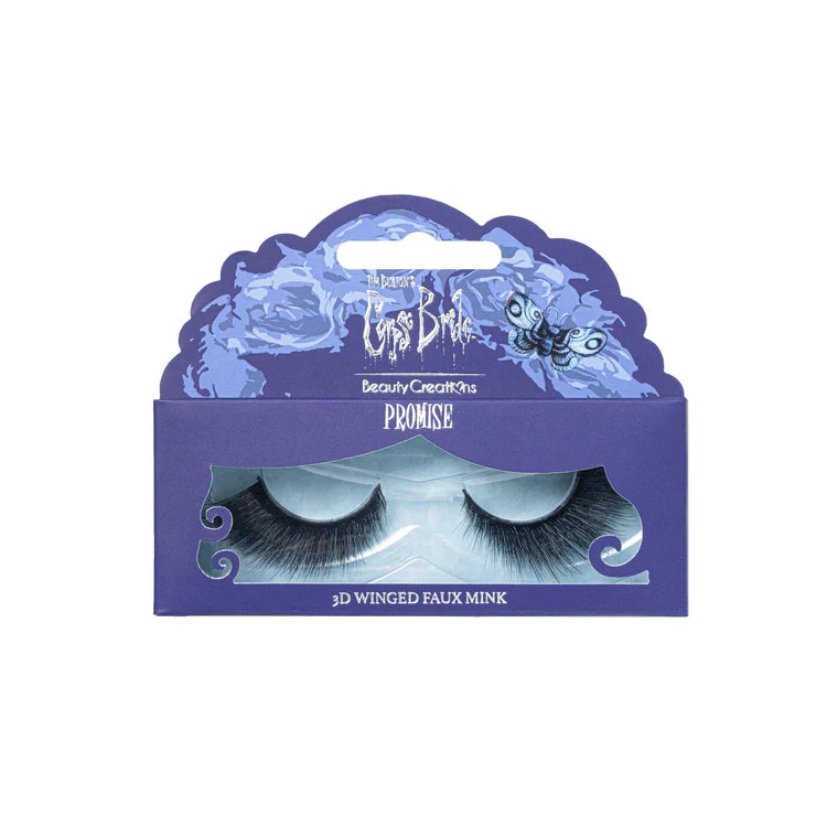 "PROMISE" 3D Winged Faux Mink (EYELASHES) | Beauty Creations X Corpse Bride