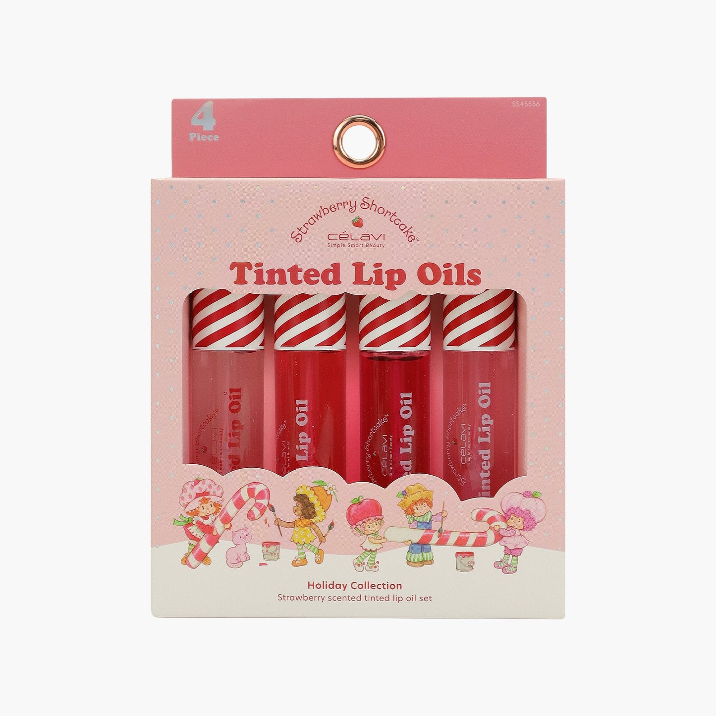 Tinted Lip Oil Set (4 PCs) - Strawberry Shortcake