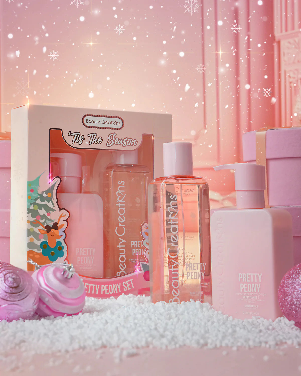 Oh Deer Christmas "Tis the Season" Lotion & Mist Set - Beauty Creations