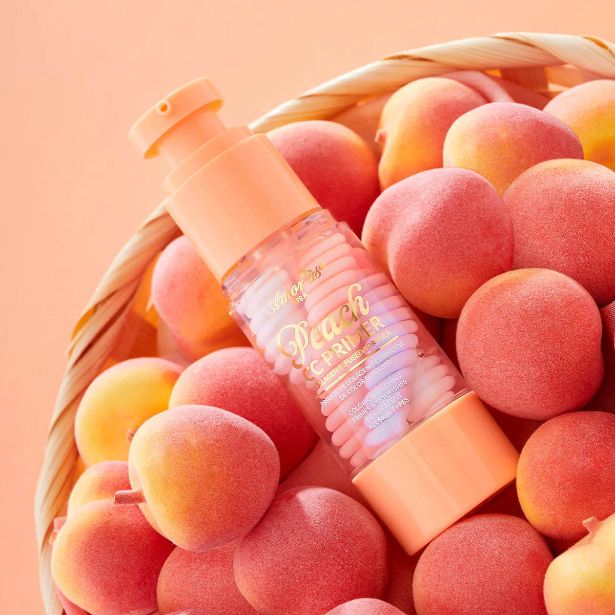 “Peach CC Primer” (Prebase De Colageno Corrector) - AmorUs
