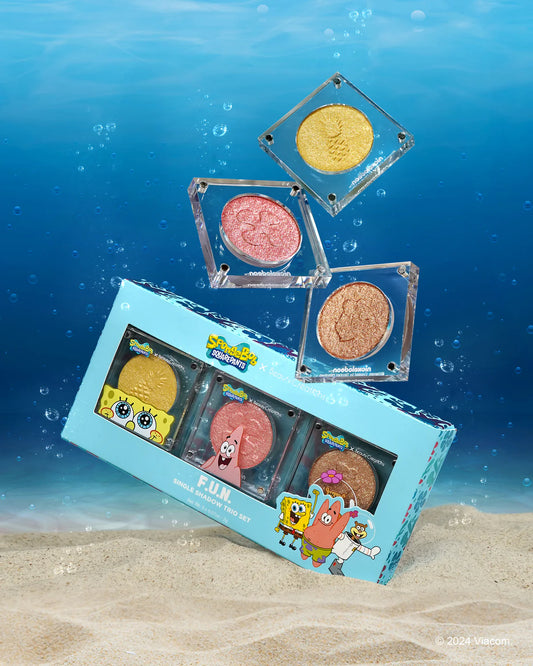 “FUN” Single Shadow Set (3 PCs) - SpongeBob X Beauty Creations