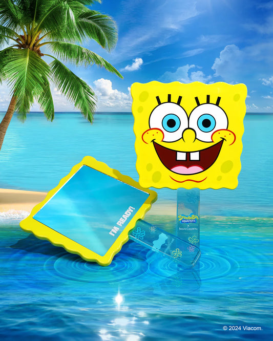 "I'M Ready" - Hand Mirror - SpongeBob X Beauty Creations