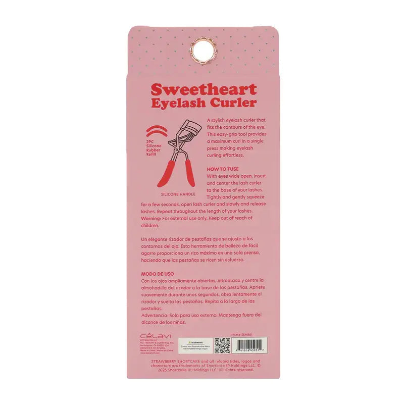 “Sweetheart” (Eyelash Curler) - Strawberry Shortcake X CELAVI