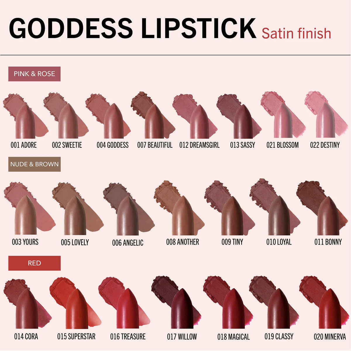 “Lip Goddess “ Lipstick - Moira Cosmetics
