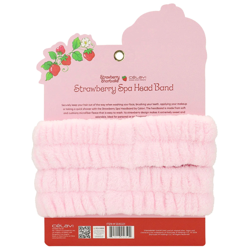 “Strawberry” Spa Hair Band - Strawberry Shortcake X CELAVI