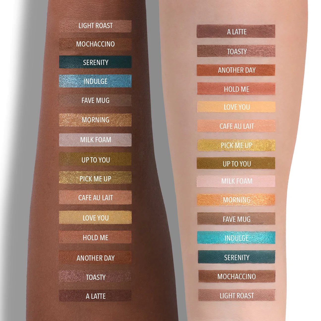 LOVE YOU A LATTE PALETTE - SMOOTHIE SERIES- PRESSED PIGMENT PALETTE MOIRA