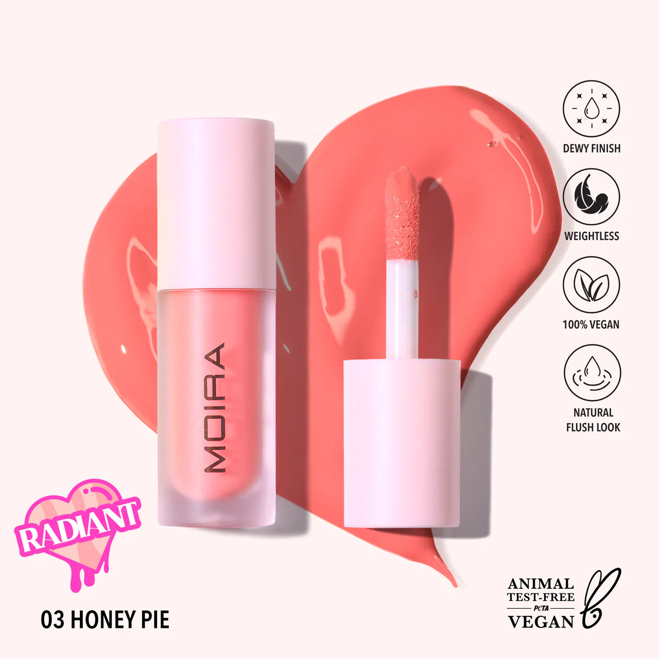 “Love Steady” Liquid Blush - Moira Cosmetics