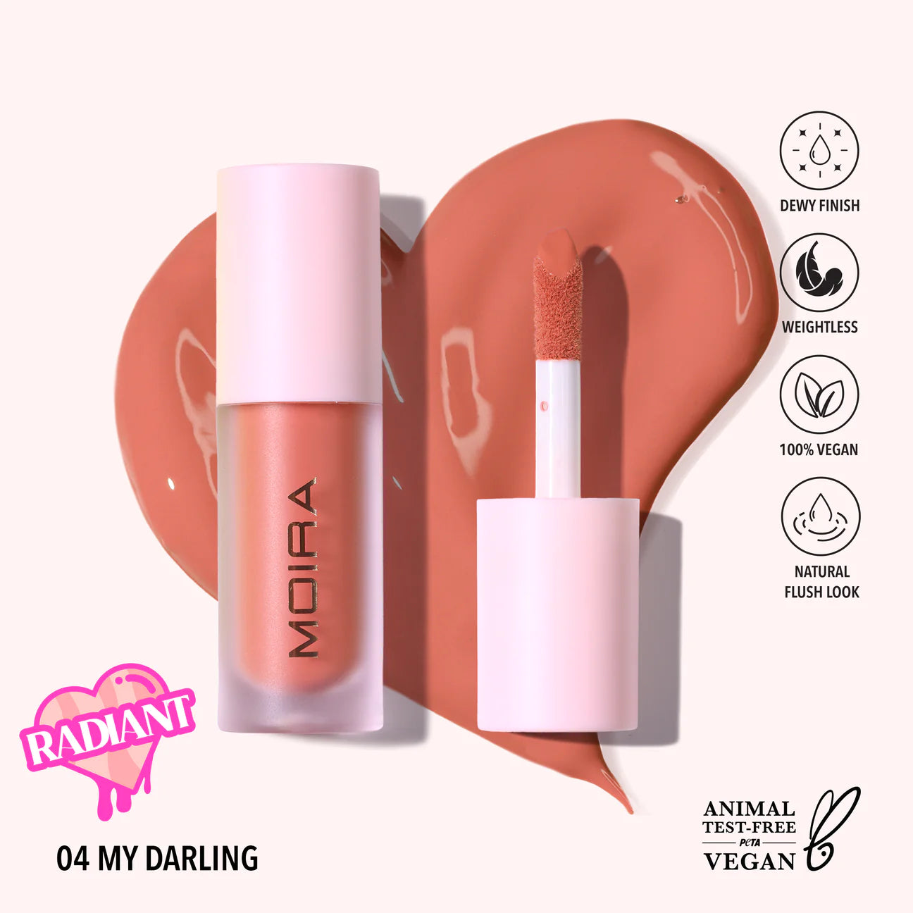 “Love Steady” Liquid Blush - Moira Cosmetics