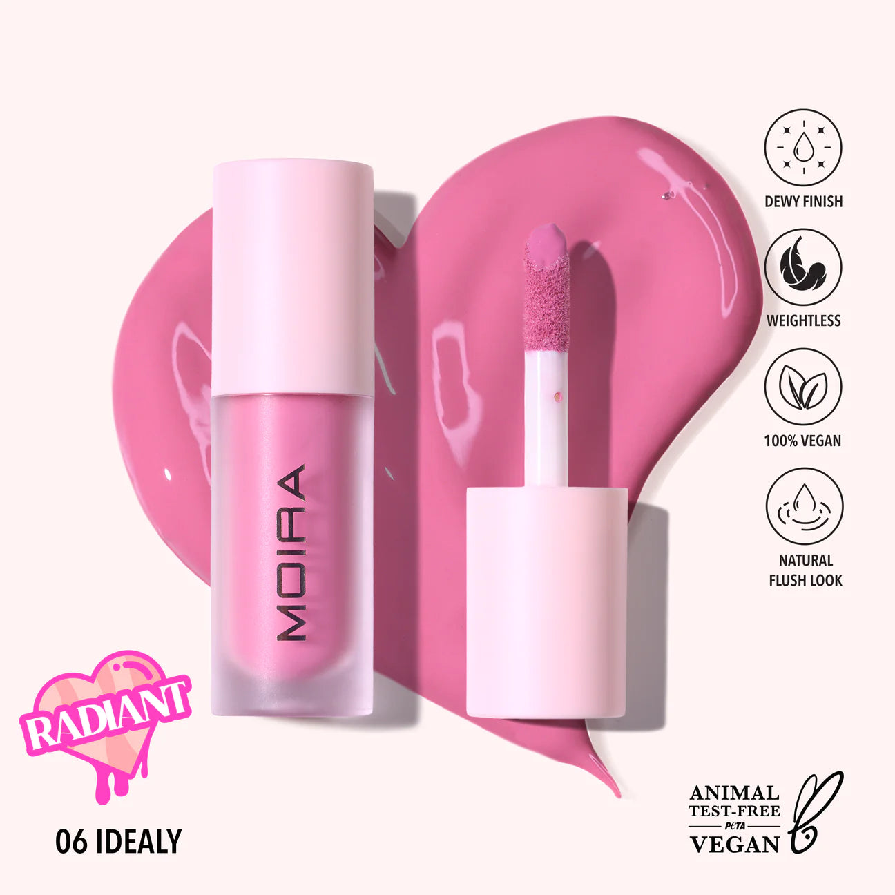 “Love Steady” Liquid Blush - Moira Cosmetics
