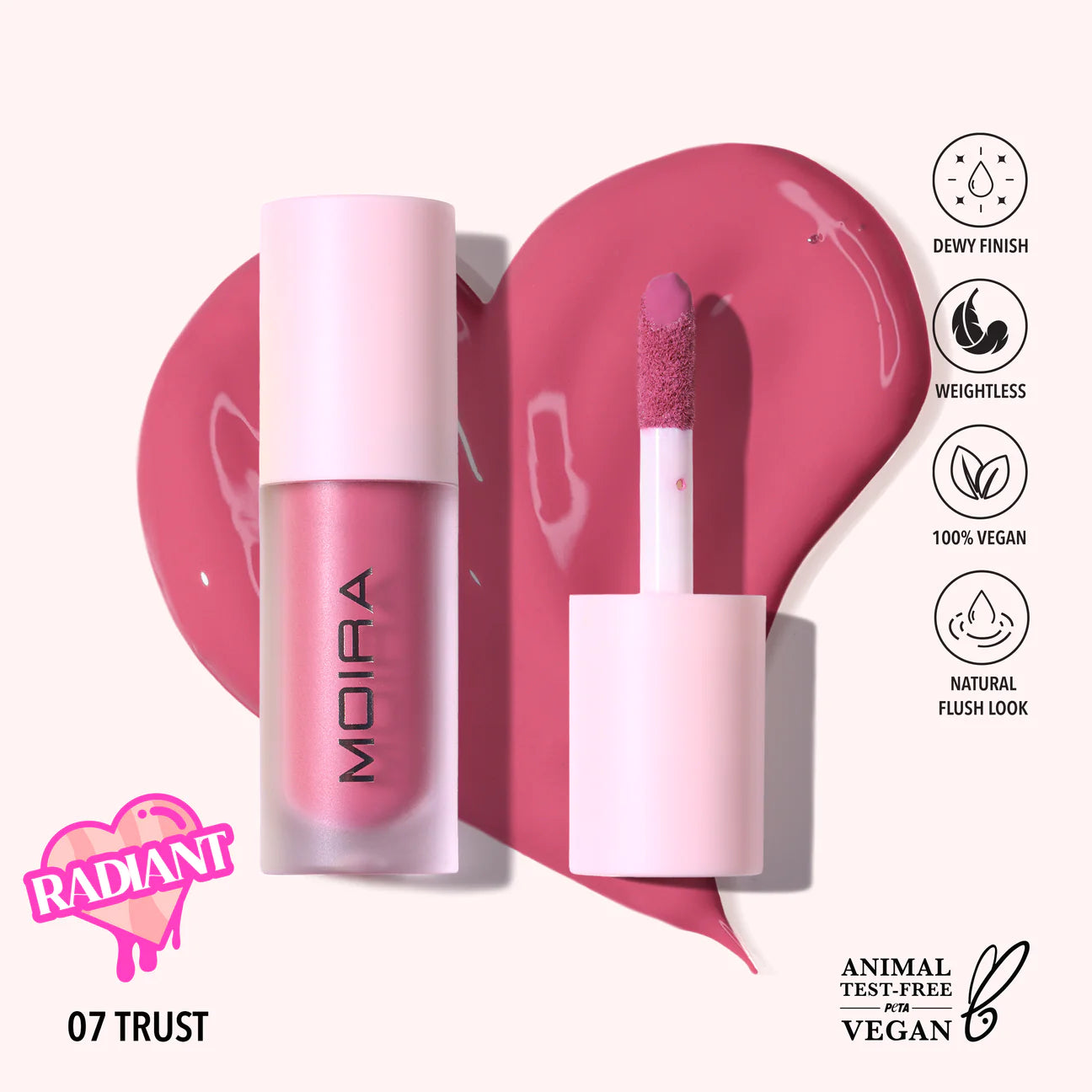 “Love Steady” Liquid Blush - Moira Cosmetics