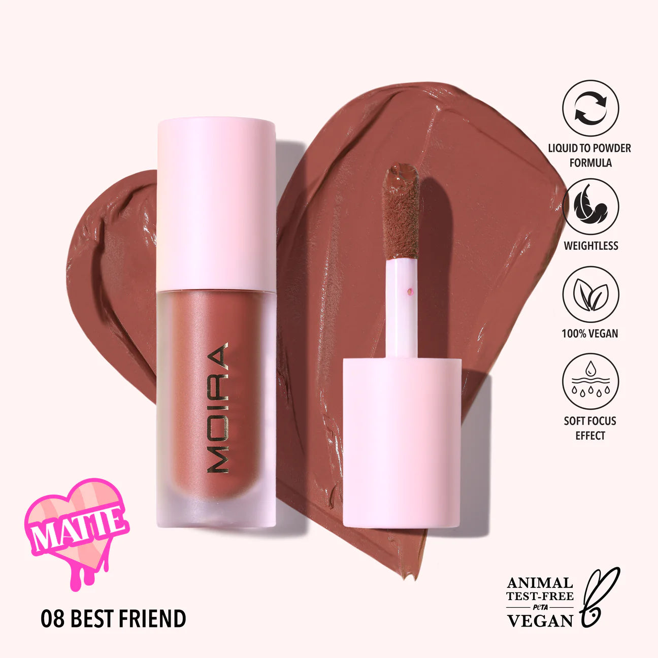 “Love Steady” Liquid Blush - Moira Cosmetics