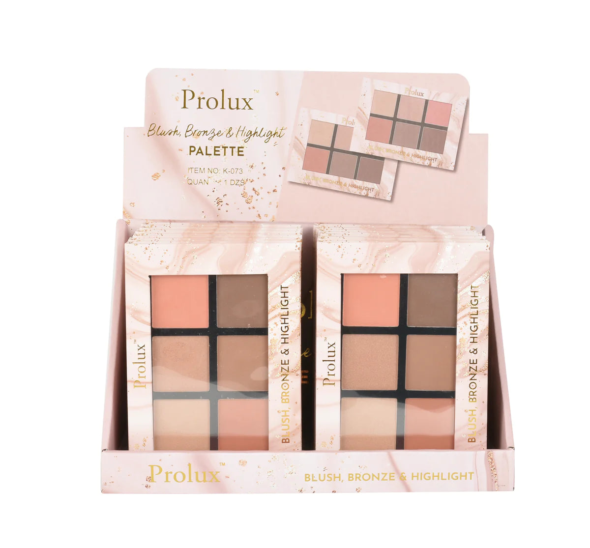 Blush, Bronze & Highlight Palette