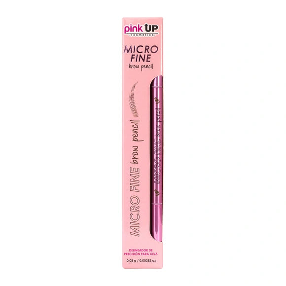 “Micro Fine” - Lápiz Retráctil de Cejas - Pink UP Cosmetics