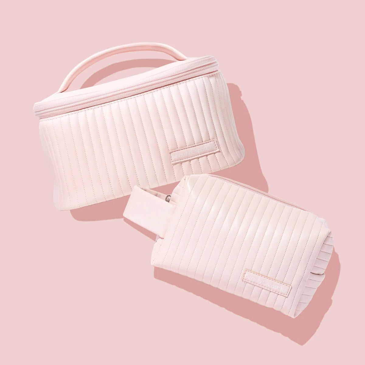 Beauty Creations - Pastel Pink Toiletry Cosmetic Bag - Cosmetic Bag