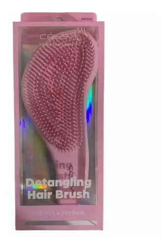 Celavi Detangling Tanglee Brush Pink With Black 1p