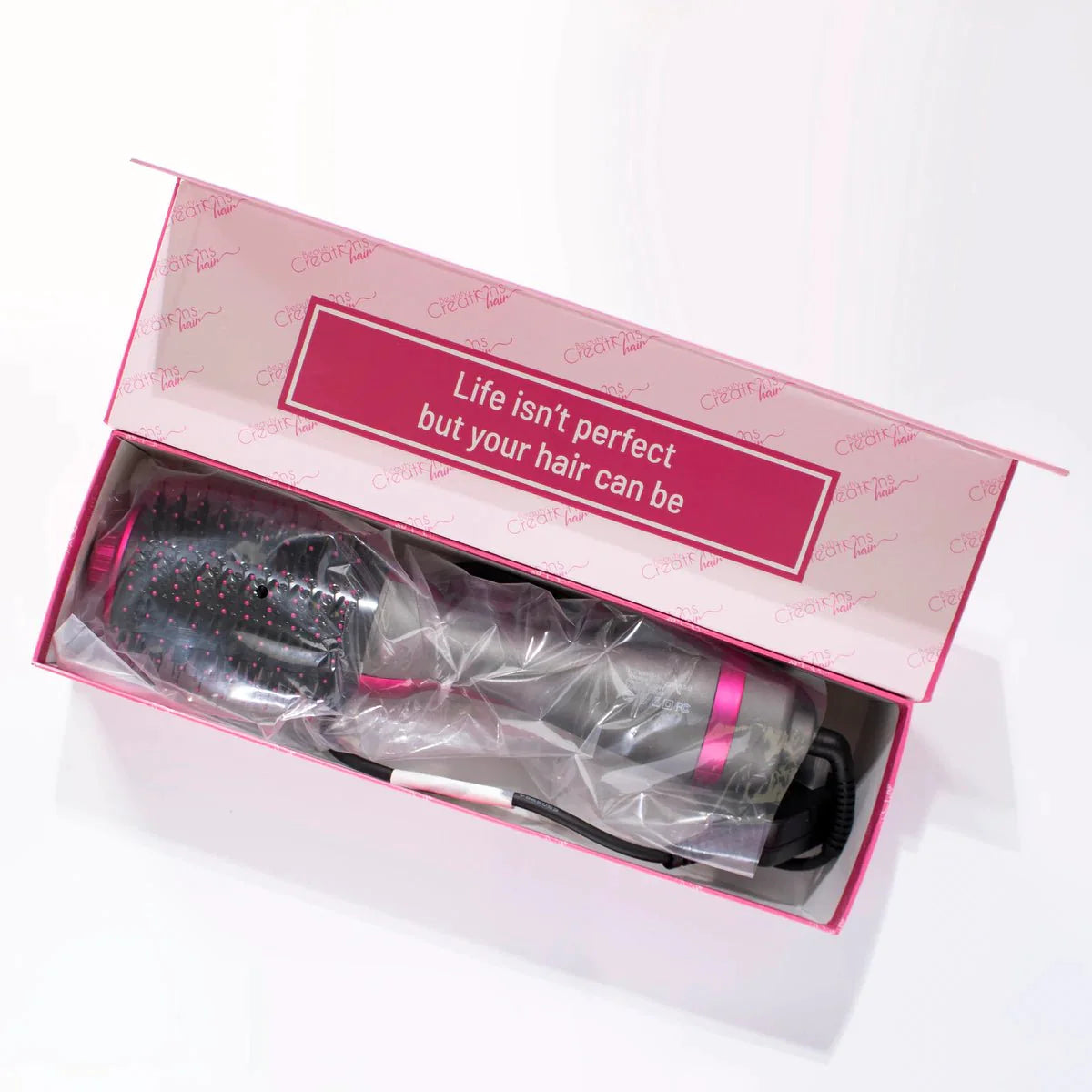 Beauty Creations - Round Thermal Brush Grey-Pink