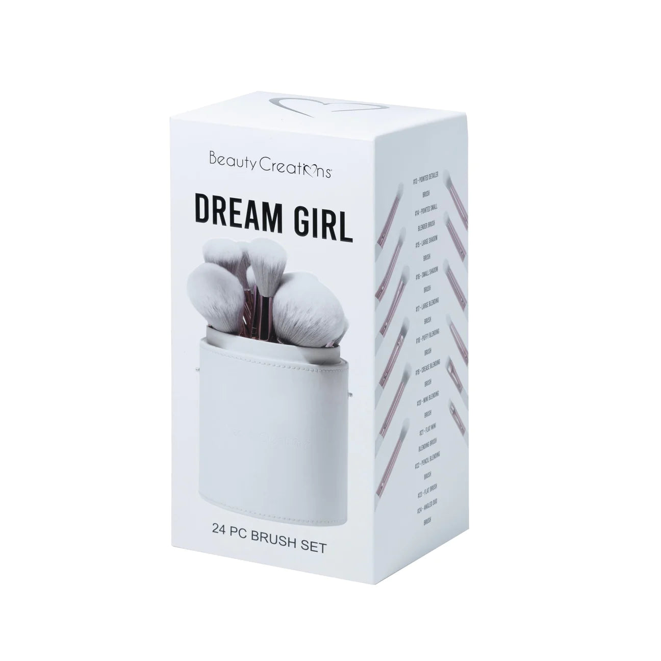 DREAM GIRL BRUSH SET 24 PC BEAUTY CREATIONS GA