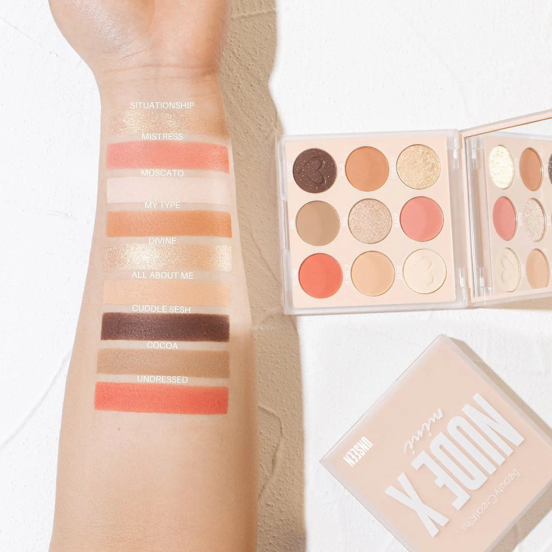NUDE X MINI UNSEEN SHADOW PALETTE - BEAUTY CREATIONS