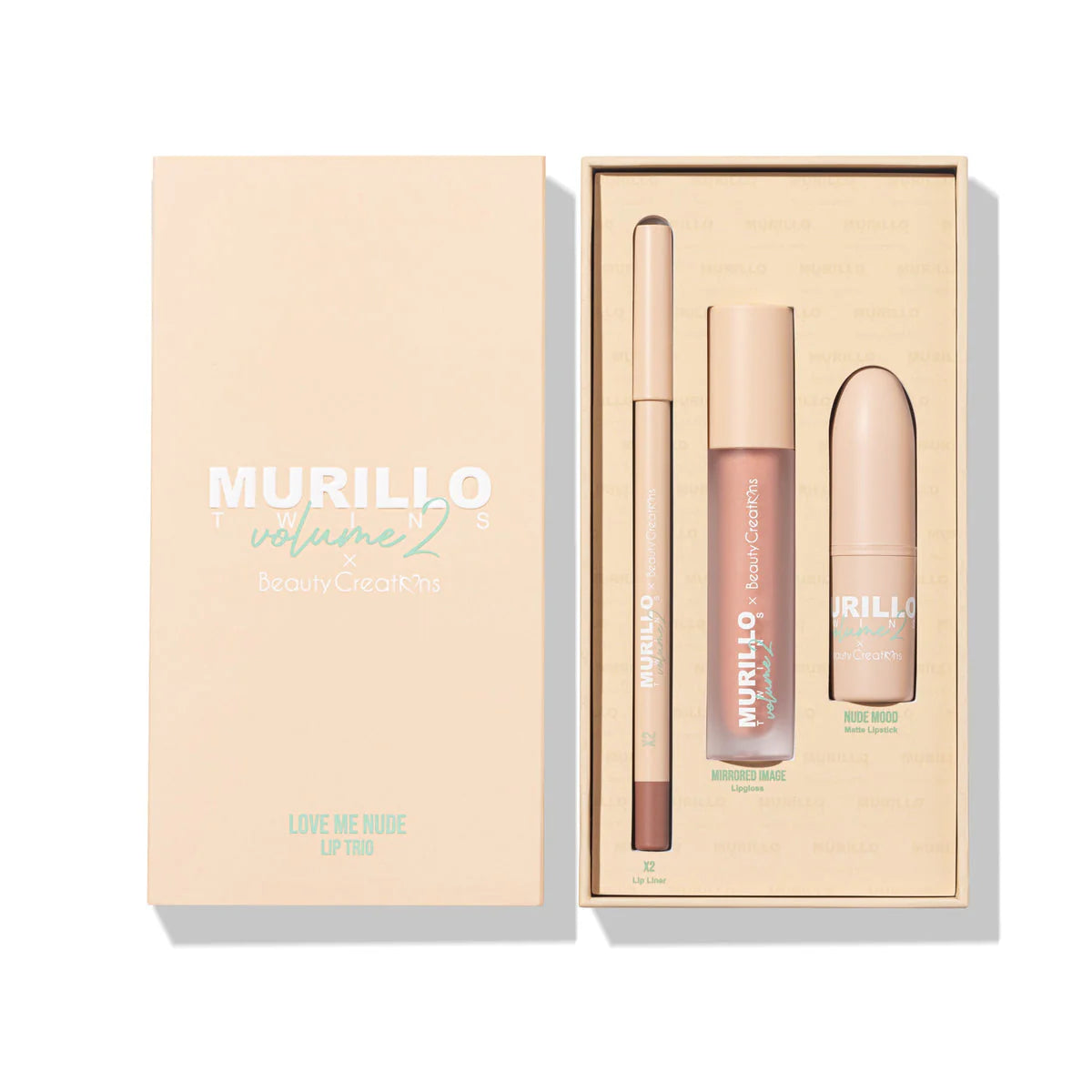 MURILLO TWINS VOL. 2 - LOVE ME NUDE LIP KIT BEAUTY CREATIONS