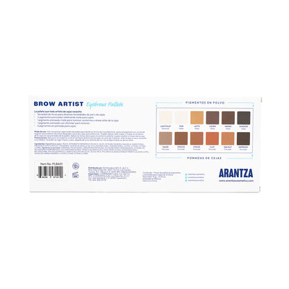 Brow Artist - Paleta de Sombra de Ceja - Arantza