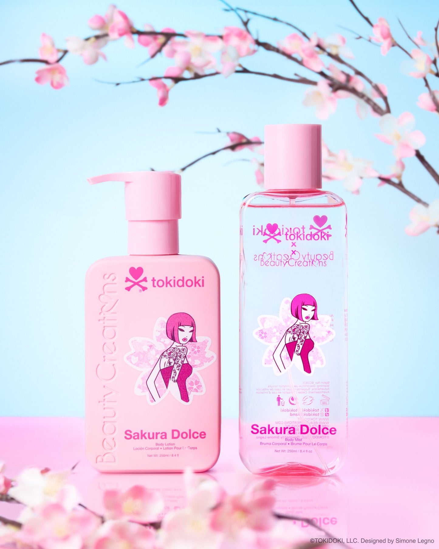 “Sakura Dolce” - Body Lotion & Mist Set - Tokidoki X Beauty Creations