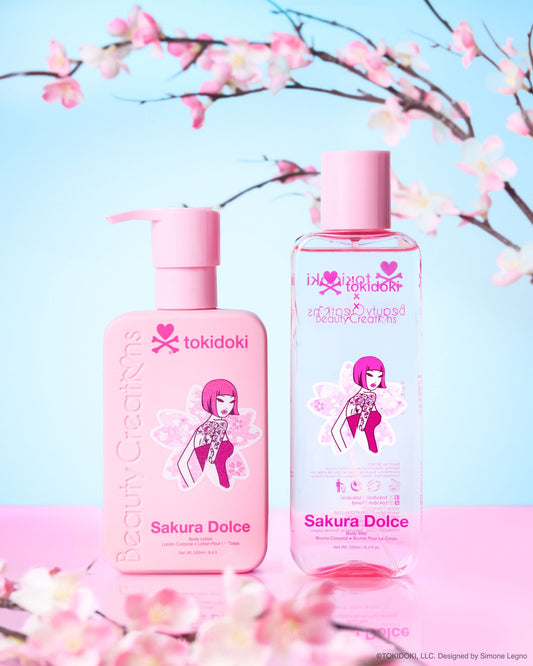 “Sakura Dolce” - Body Lotion & Mist Set - Tokidoki X Beauty Creations
