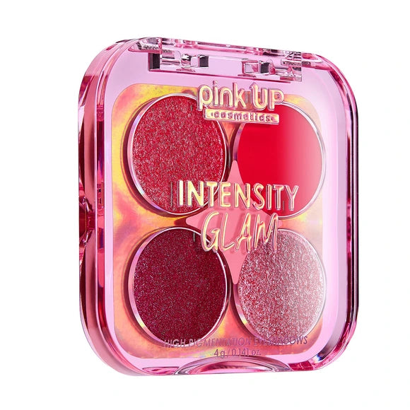 Intensity Glam - Cuarteto de Sombras para Ojos - Pink Up Cosmetics