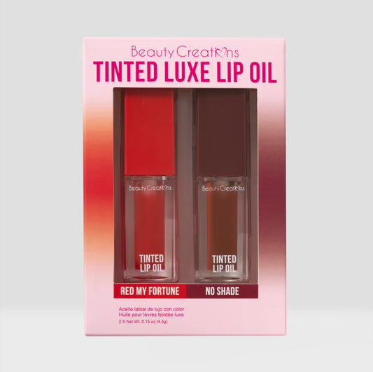 “Tinted Luxe Lip Oil” - Duo de Labios - Beauty Creations